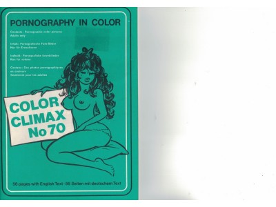 Color Climax  Nr. 70   XXX  Tid. 1975